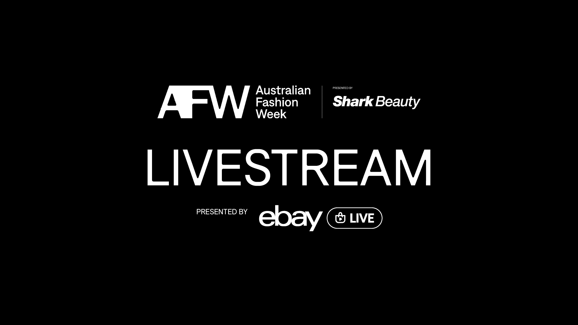 AFW LIVESTREAM PRESENTED BY EBAY LIVE - LIVESTREAM HOLDING SCREEN FINAL